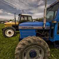 Buy canvas prints of Leyland and Marshall Tractors by Jay Lethbridge