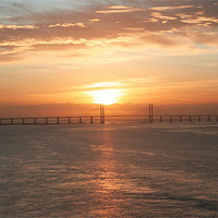Buy canvas prints of severn crossing by mike fox