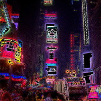 Buy canvas prints of Time Square by Anthony Palmer-Greene