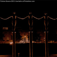 Buy canvas prints of Row Of Angels by Anthony Palmer-Greene