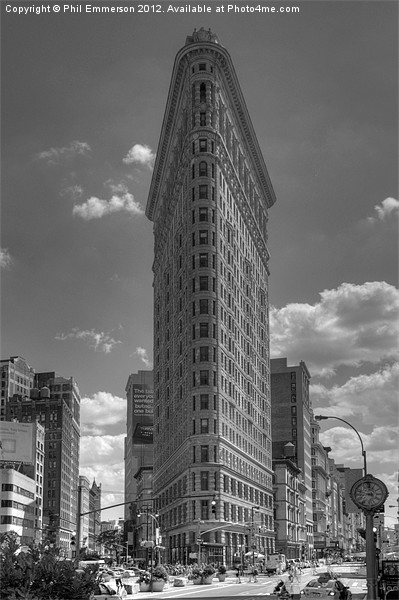 Flat Iron Building, New York Picture Board by Phil Emmerson