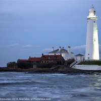 Buy canvas prints of St Marys Lighthouse by Phil Emmerson