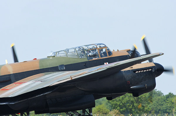  BBMF Lancaster Bomber Picture Board by Phil Emmerson