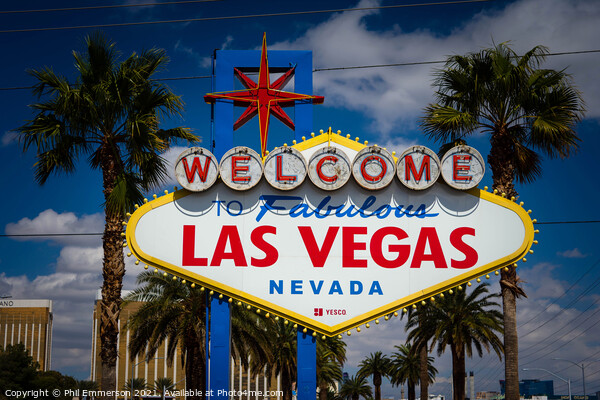 Welcome to Vegas! Picture Board by Phil Emmerson