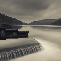 Buy canvas prints of  The Derwent Dam Reservoir by Jonny Essex
