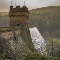 Buy canvas prints of  The Derwent Dam Reservoir 2 by Jonny Essex