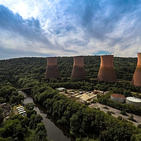 Buy canvas prints of The former power station at Ironbridge Gorge by Jonny Essex