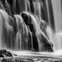 Buy canvas prints of Long exposure of a waterfall, Peak District No4 by Jonny Essex