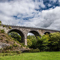 Buy canvas prints of Monsal Viaduct, Bakewell, Derbyshire by Jonny Essex