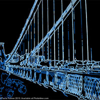 Buy canvas prints of Arty Clifton Suspension Bridge by Paula Palmer canvas