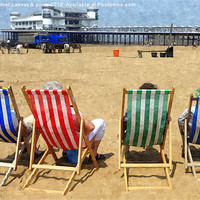 Buy canvas prints of Weston-super-Mare pier 2 by Paula Palmer canvas