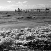 Buy canvas prints of Clevedon Pier-Grade 1 listed by Paula Palmer canvas