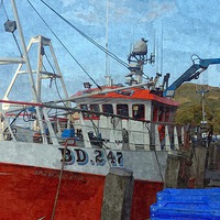Buy canvas prints of Fishing boat 2  by Paula Palmer canvas