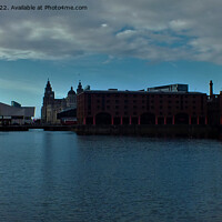 Buy canvas prints of Royal Albert Dock And the 3 Graces   by John Wain