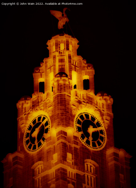 Liver Building (Digital Art) Picture Board by John Wain