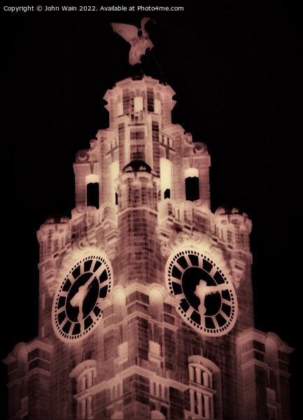 Liver Building (Digital Art) Picture Board by John Wain