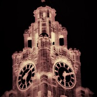 Buy canvas prints of Liver Building (Digital Art) by John Wain