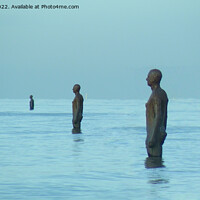 Buy canvas prints of Three Men on the beach by John Wain