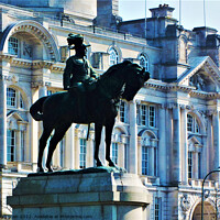 Buy canvas prints of Edward VII Monument by John Wain