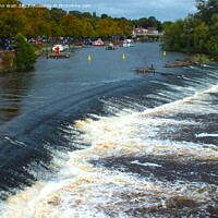 Buy canvas prints of Chester - River Dee by John Wain