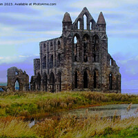 Buy canvas prints of Whitby Abbey by John Wain