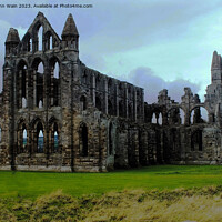 Buy canvas prints of Whitby Abbey   by John Wain
