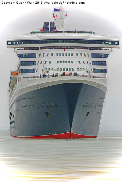Queen Mary 2 Picture Board by John Wain