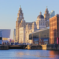 Buy canvas prints of Pier Head, Liverpool by John Wain