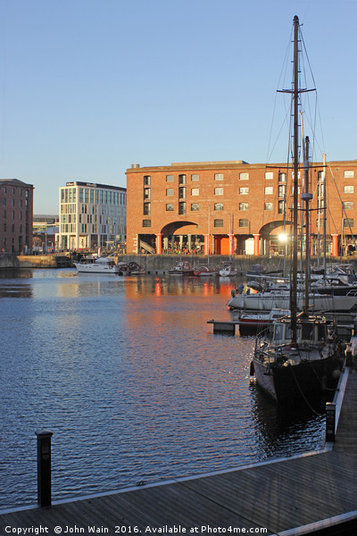 Royal Albert Dock, Liverpool Picture Board by John Wain