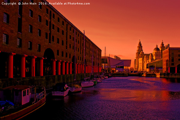 Royal Albert Dock And the Pier Head Picture Board by John Wain