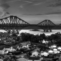 Buy canvas prints of The Bridge by jim scotland fine art