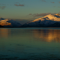 Buy canvas prints of  Loch Leven sunrise by jim scotland fine art