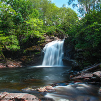 Buy canvas prints of Falls of Falloch by Kerry Pennington
