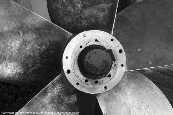 Ship's Propeller Picture Board by John Mitchell