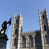 Buy canvas prints of Notre Dame Basilica Montreal by John Mitchell