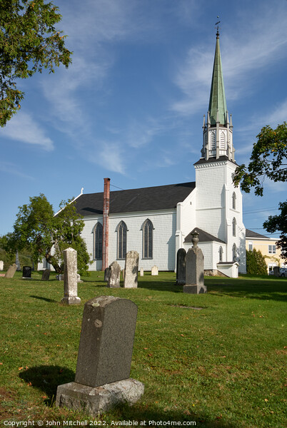 Tiinity Church in Kingston New Brunswick Picture Board by John Mitchell