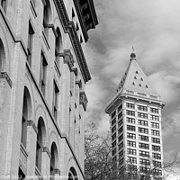 Buy canvas prints of Historical Architecture Seattle by John Mitchell