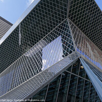 Buy canvas prints of Seattle Central Library by John Mitchell
