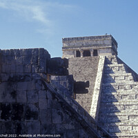 Buy canvas prints of Cuchen Itza Mayan ruins Mexico by John Mitchell