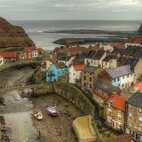 Buy canvas prints of  Staithes by Kev Alderson