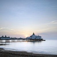 Buy canvas prints of Sunrise over Eastbourne Pier by Jenni Alexander