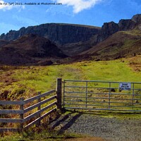 Buy canvas prints of welcome to skye by dale rys (LP)