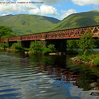Buy canvas prints of loch awe rail bridge argyll and bute by dale rys (LP)