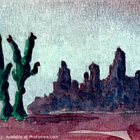 Buy canvas prints of desert storm by dale rys (LP)