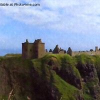 Buy canvas prints of Majestic Dunnottar Castle by dale rys (LP)