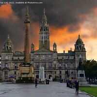 Buy canvas prints of moody glasgow by dale rys (LP)
