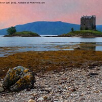 Buy canvas prints of STALKER CASTLE argyll and bute  by dale rys (LP)