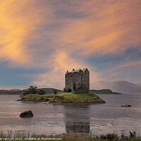 Buy canvas prints of STALKER CASTLE argyll and bute by dale rys (LP)