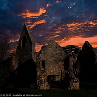 Buy canvas prints of DRYBURGH ABBEY by dale rys (LP)