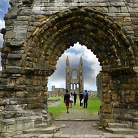 Buy canvas prints of st. andrews cathedral  saint andrews by dale rys (LP)